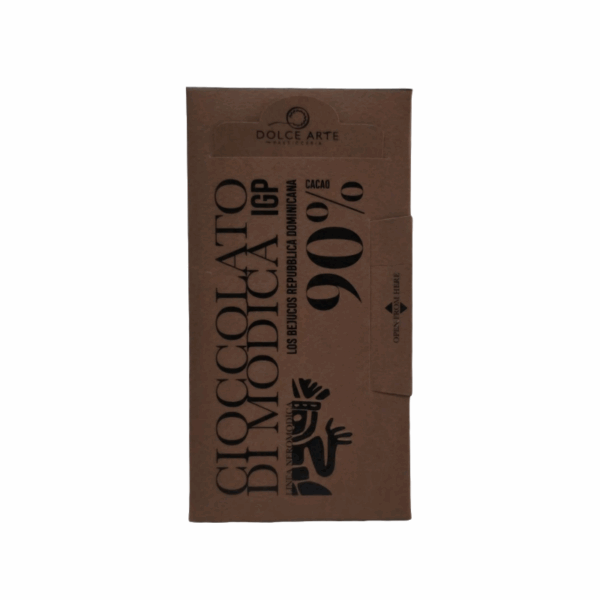 Cioccolato di Modica IGP - 90% fondente con Cacao Los Bejucos, Repubblica Dominicana