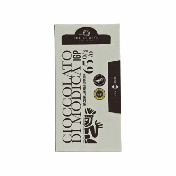 Cioccolato di Modica IGP - 65% fondente con Cacao Nacional Arriba, Ecuador
